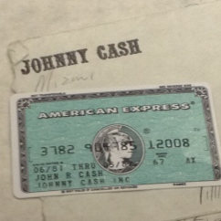 Johnny eschewed Cash.